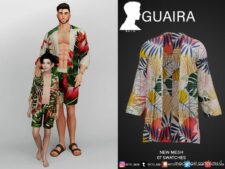 Guaira SET (Top+Shorts) for Sims 4
