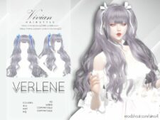 Verlene Hairstyle for Sims 4
