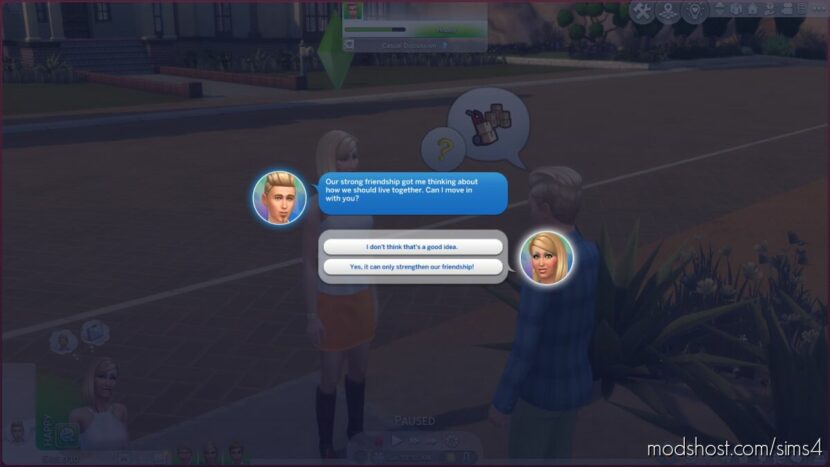 Sims 4 Mod: Friendly Reject Move In Request (Featured)