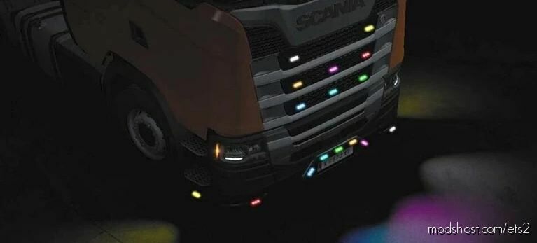 Strobe LED Lights Pack V2.0 for Euro Truck Simulator 2