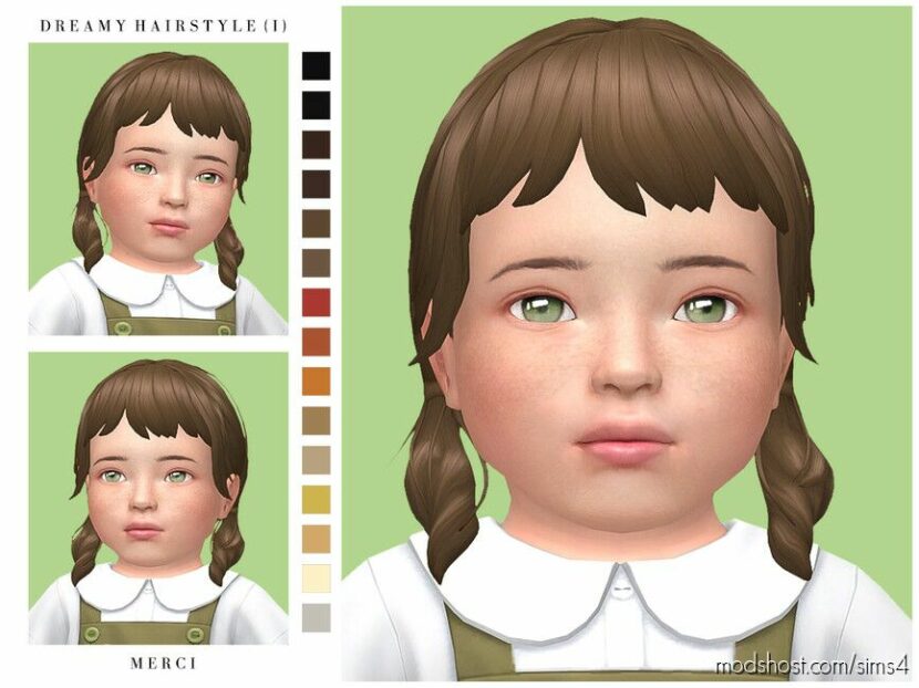Sims 4 Female Mod: Dreamy Hairstyle for Infants (Featured)