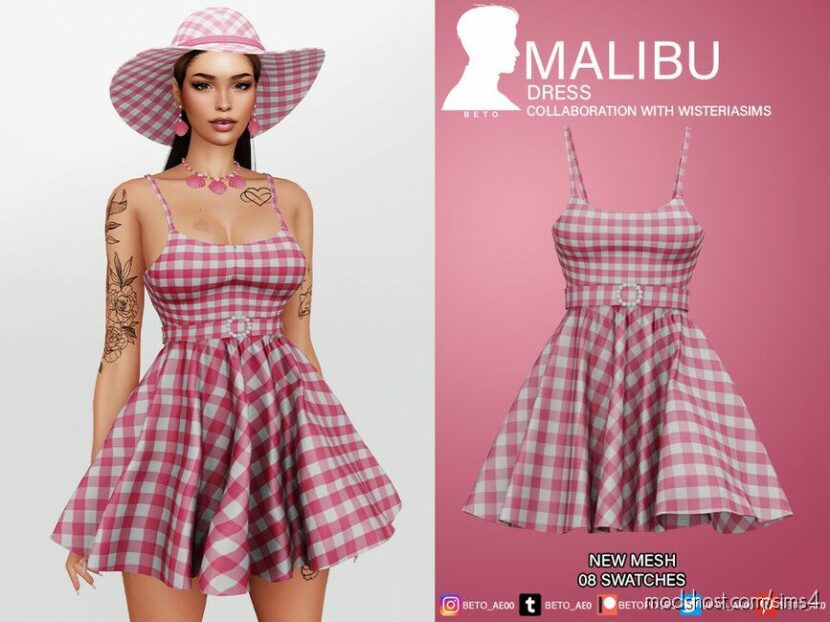 Sims 4 Everyday Clothes Mod: Malibu Dress (Featured)