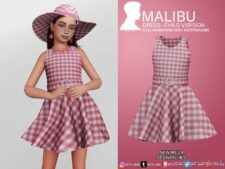 Sims 4 Everyday Clothes Mod: Malibu Dress (Image #2)