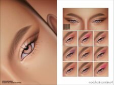 Fox Eyes Eyeshadow N209 for Sims 4