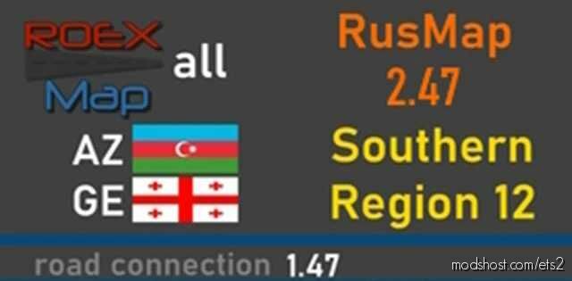 Rusmap – Roex, Azge , Srmap Road Connection [1.47] for Euro Truck Simulator 2