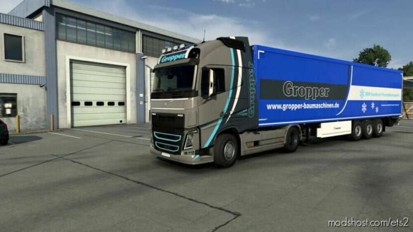 Combo Skin Gropper Baumaschinen for Euro Truck Simulator 2