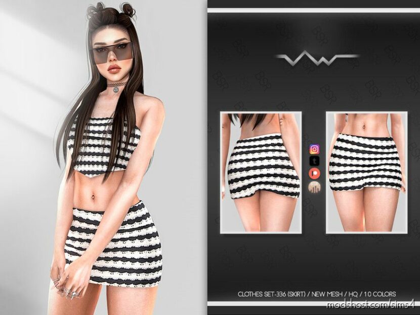 Sims 4 Teen Mod: Clothes SET-336 (Featured)