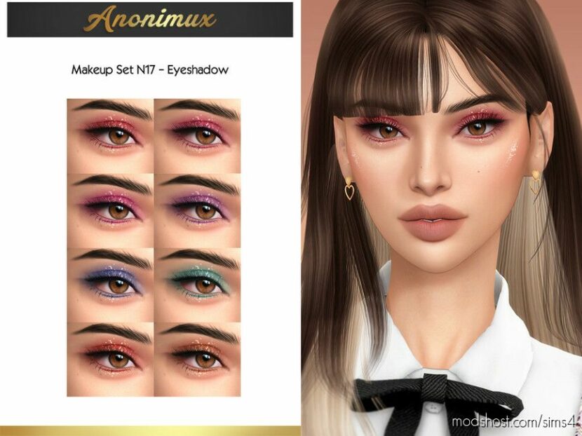 Eyeshadow Makeup Set N17 for Sims 4
