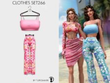 Floral Clothes SET266 for Sims 4