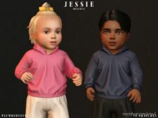JESSIE SET (Hoodie & shorts) for Sims 4