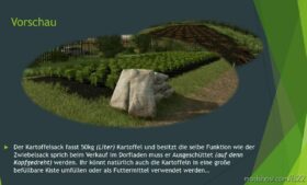 HOF Bergmann Allotment Planting Potatoes V1.0.3 for Farming Simulator 22