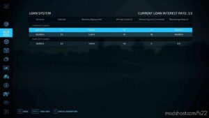FS22 Realistic Mod: Enhanced Loan System (Image #4)