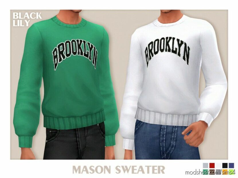 Mason Sweater for Sims 4
