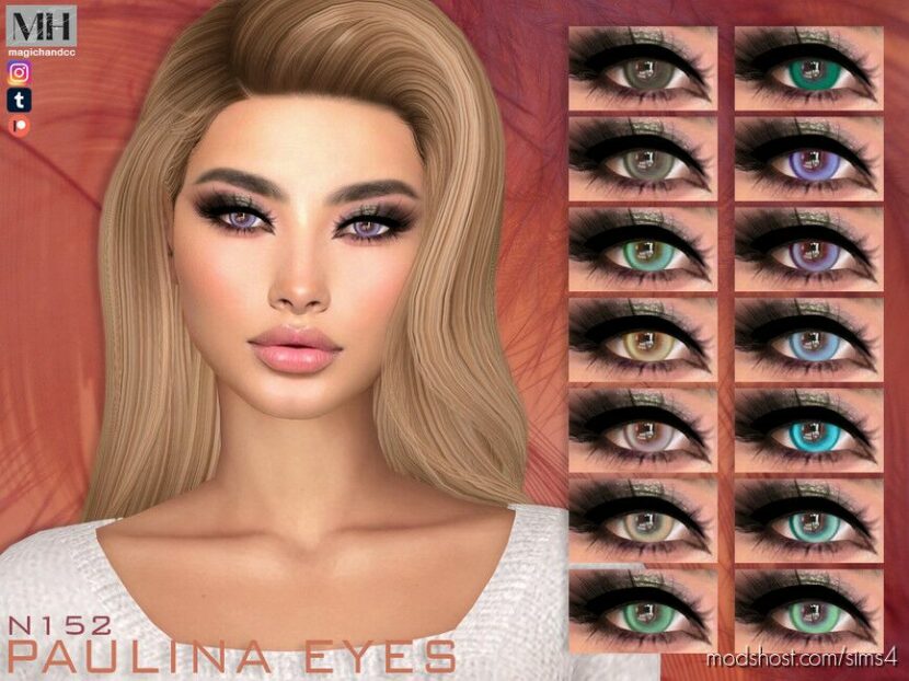 Paulina Eyes N152 for Sims 4