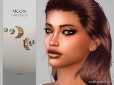 Moon Earrings for Sims 4