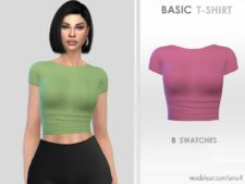 Basic T-Shirt for Sims 4