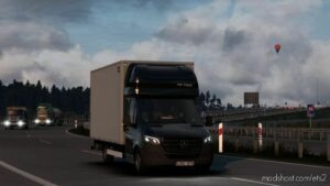 ETS2 Car Mod: Mercedes Sprinter Mega Mod (Image #2)