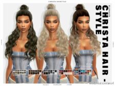 Christa Hairstyle for Sims 4