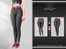 Sims 4 Female Clothes Mod: Sport SET-330 BD931 (Image #2)