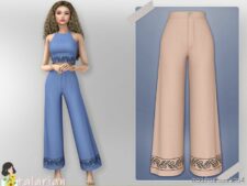 Sims 4 Elder Clothes Mod: Maeve Summer Set (Image #3)