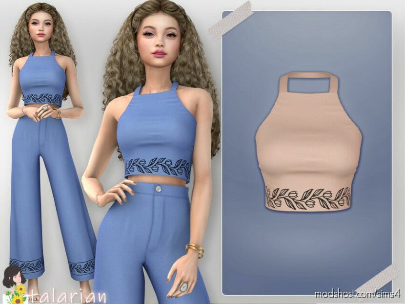 Maeve Summer Set for Sims 4