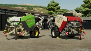 Massey Ferguson & Fendt Colourable Balers for Farming Simulator 22