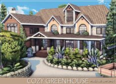 Cozy Greenhouse [No CC] for Sims 4