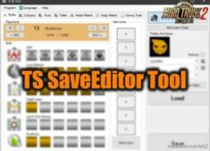 TS Saveeditor Tool V0.3.9.1 [1.47] for Euro Truck Simulator 2