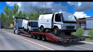 ETS2 Standalone Trailer Mod: Ownable Estepe Truck Transporter 1.47 (Image #2)