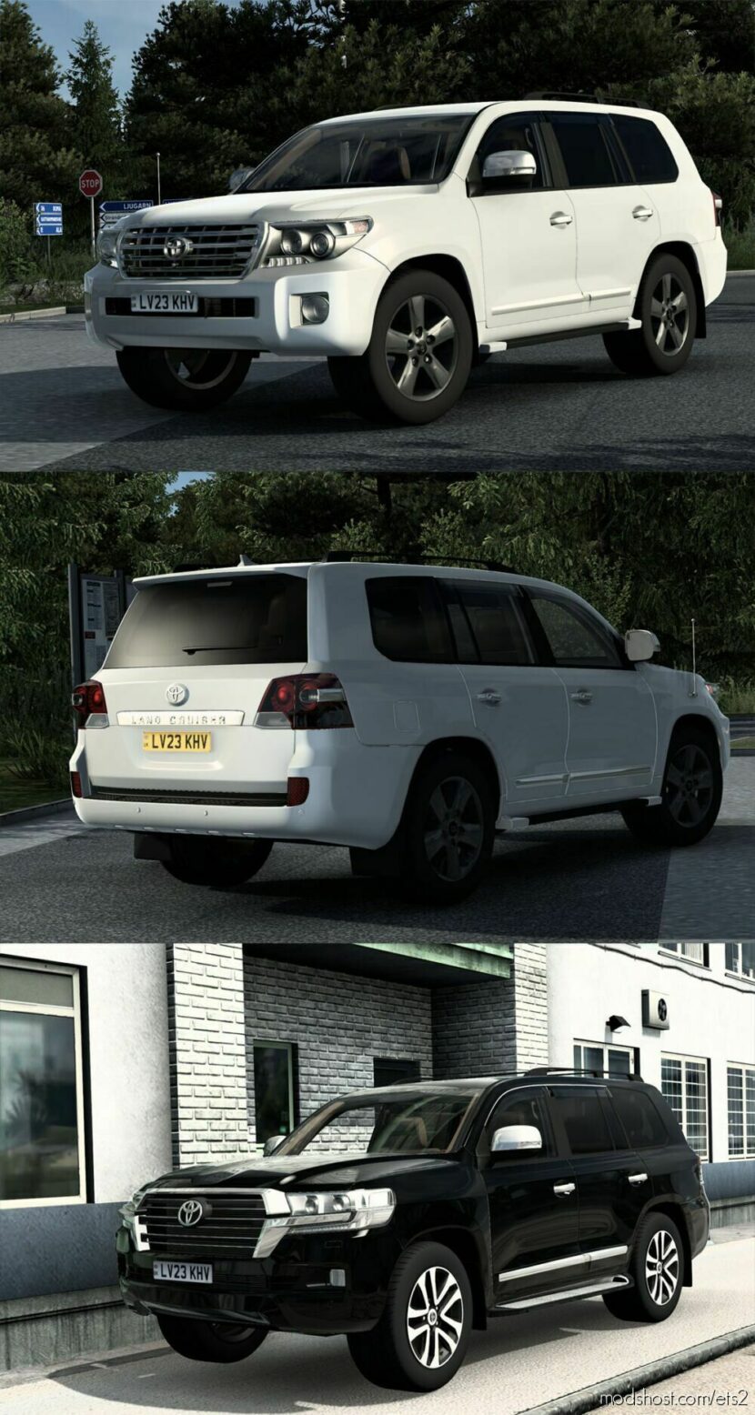 Toyota Land Cruiser 200 2012 V1.4 [1.47] for Euro Truck Simulator 2