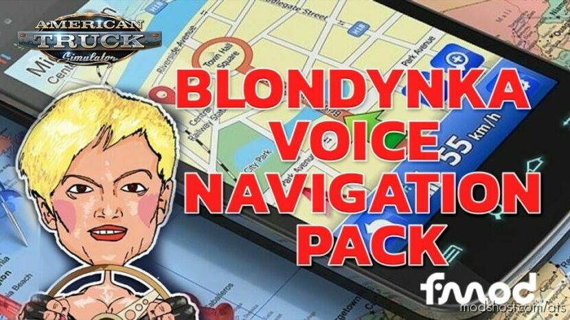 Blondynka Voice Navigation Pack 2.1 for American Truck Simulator