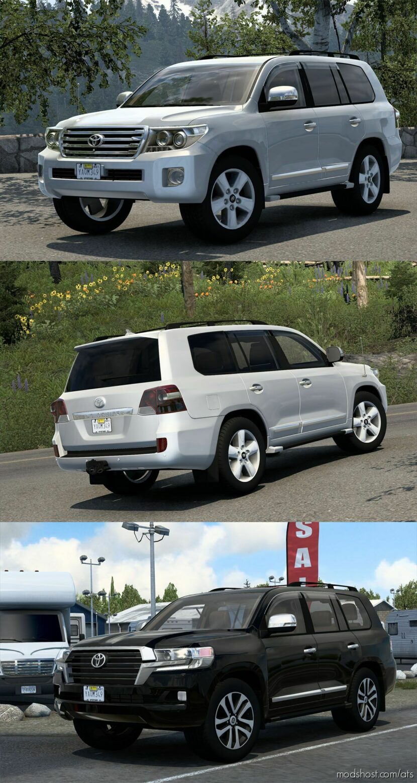 Toyota Land Cruiser 200 2012 V1.4 [1.47] for American Truck Simulator