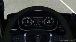 ETS2 Scania Interior Mod: NG Improved Dashboard V4.2 (Image #2)