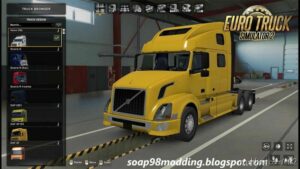 Volvo VNL By Soap98 V1.3.1 for Euro Truck Simulator 2