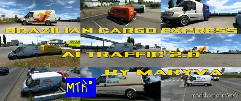 Brazilian Cargo Express AI Traffic V2.0 for Euro Truck Simulator 2