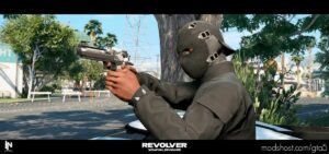 GTA 5 Weapon Mod: Print Revolver SP, Ragemp | Replace (Image #2)