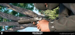 GTA 5 Weapon Mod: Print Revolver SP, Ragemp | Replace (Image #4)