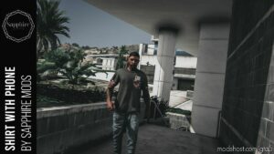 Shirt With Phone For MP Male for Grand Theft Auto V