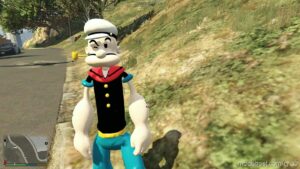 GTA 5 Player Mod: Popeye Add-On PED V1.5 (Image #2)