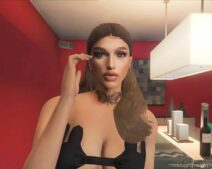 Mp/Sp Female Custom Face With Butterfly Tats & More for Grand Theft Auto V