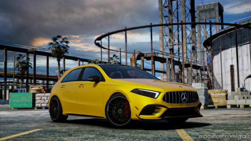 GTA 5 Mercedes-Benz Vehicle Mod: 2021 Mercedes Benz A45 AMG Add-On | Tuning V1.3 (Featured)