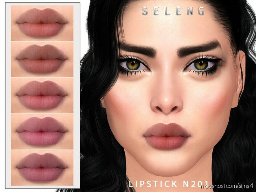 Lipstick N201 for Sims 4