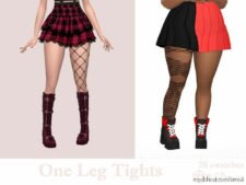 ONE LEG Tights for Sims 4