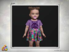Infant Skirt 004B for Sims 4