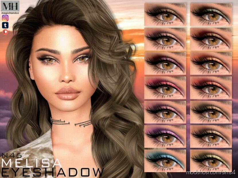 Melisa Eyeshadow N46 for Sims 4