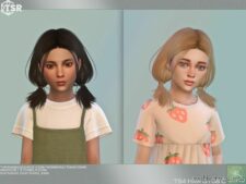 Pigtail Hairstyle For Children – G108C for Sims 4