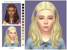 Gwen Hairstyle For Child for Sims 4