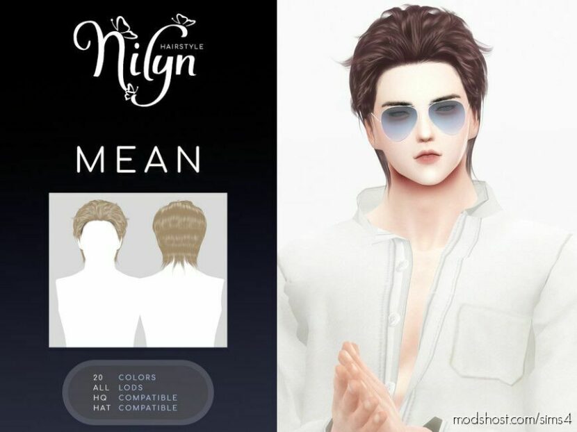 Mean Hair – NEW Mesh for Sims 4