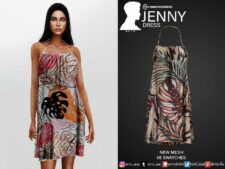 Jenny (Dress) for Sims 4