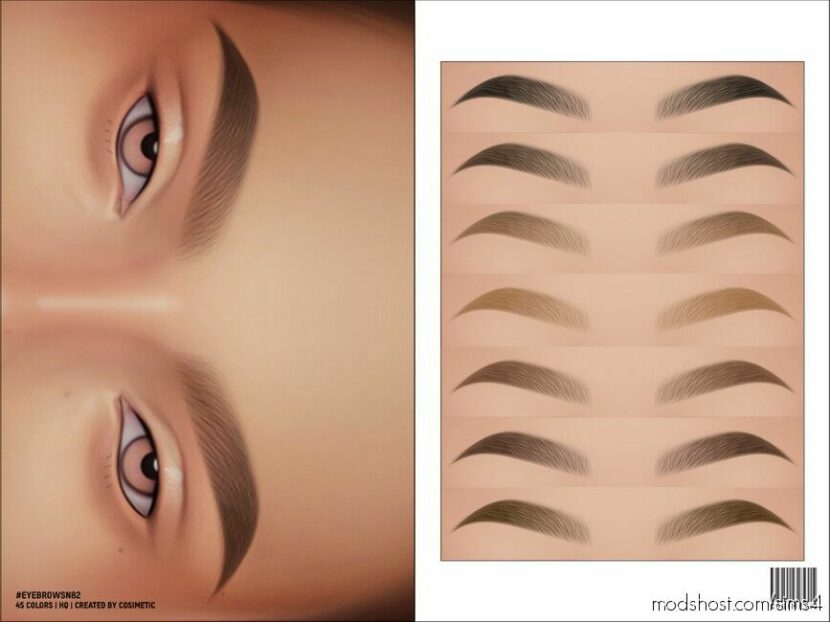 Eyebrows | N82 for Sims 4